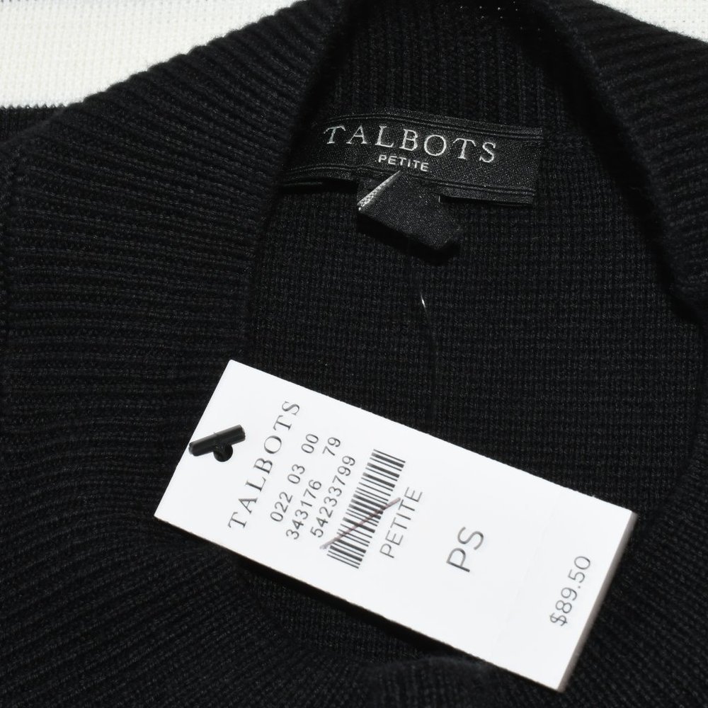 TALBOTS Petites Multicolored Sweater NWT - Picture 5 of 5